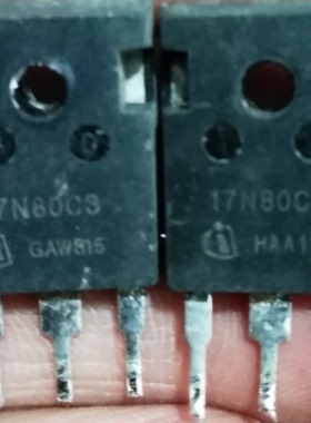 原装进口拆机原字 SPW17N80C3 TO-247大管 17N80C3 测好