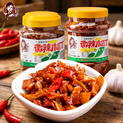 横州金姐木瓜丁酱菜广西特产下饭
