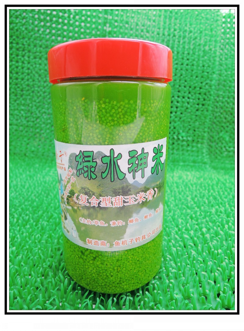 鱼机子  绿水 神米 复合型甜玉米香 400ml  草鱼 药酒窝搭配