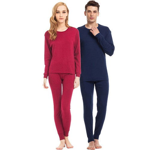 三枪宽松大码秋衣秋裤保暖套装薄