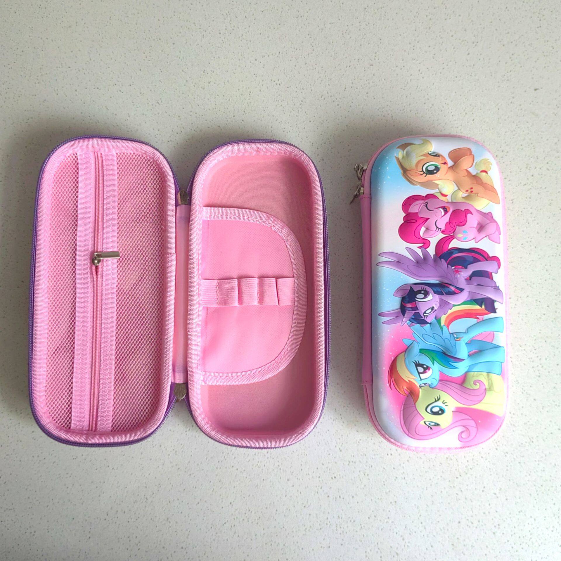 3D新款EVA文具盒小学生女孩拉链笔盒 儿童防水铅笔盒蛋仔派对