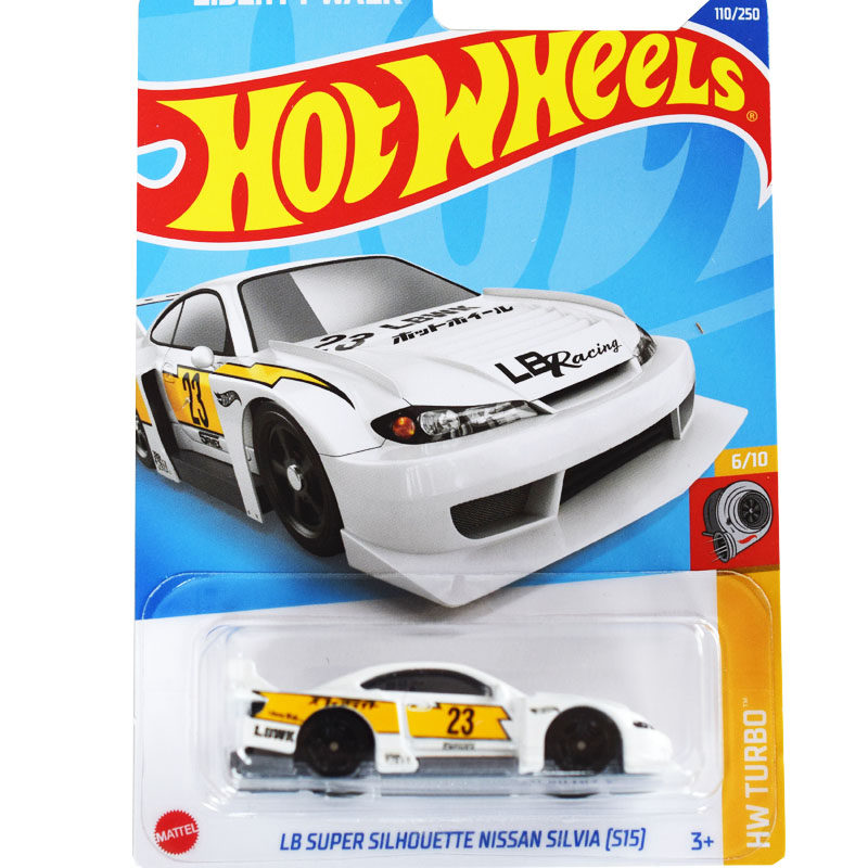 HOTWHEELS NISSAN SILVERA S15 LB 수정|초판 화이트 SILVIA 110 22E