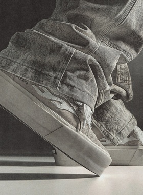 北美滑板界潮牌直邮Straye LOGAN STOMPER V3代增高休闲板鞋男女