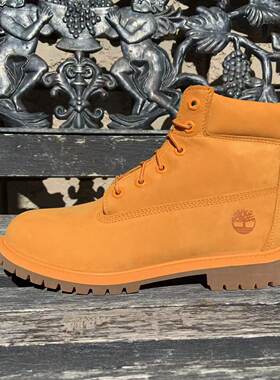 橘色限定直邮Timberland添柏岚6 寸premium户外休闲防水男女靴