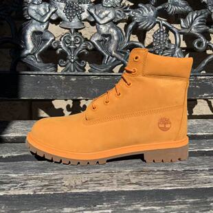 橘色限定直邮Timberland添柏岚6 寸premium户外休闲防水男女靴