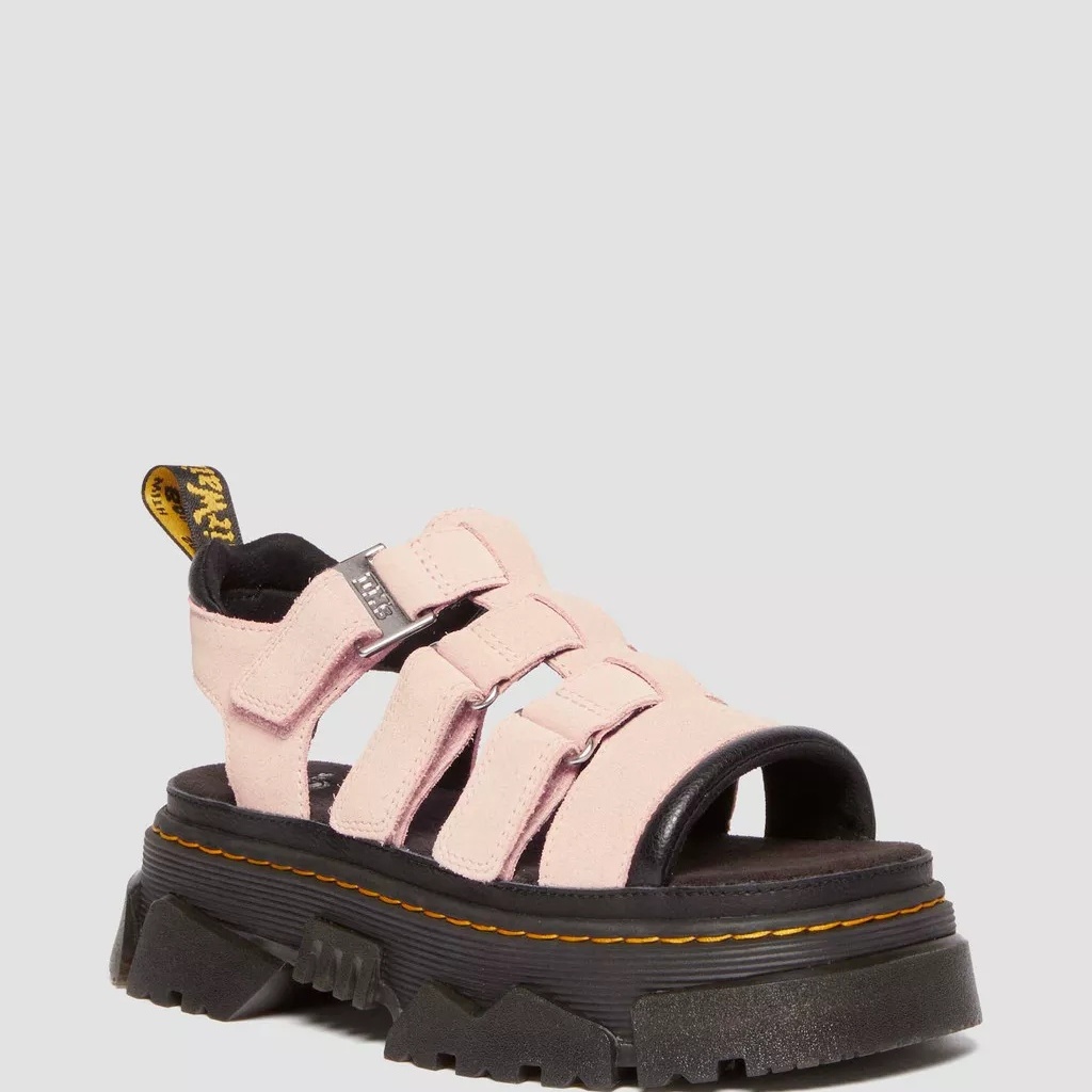 代购直邮Dr. Martens马丁博士Mattison 3 Strap sandals增高凉鞋