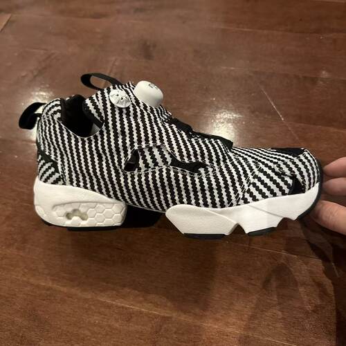 直邮锐步Reebok Instapump Fury 'Carbon Fiber'老爹鞋增高减震