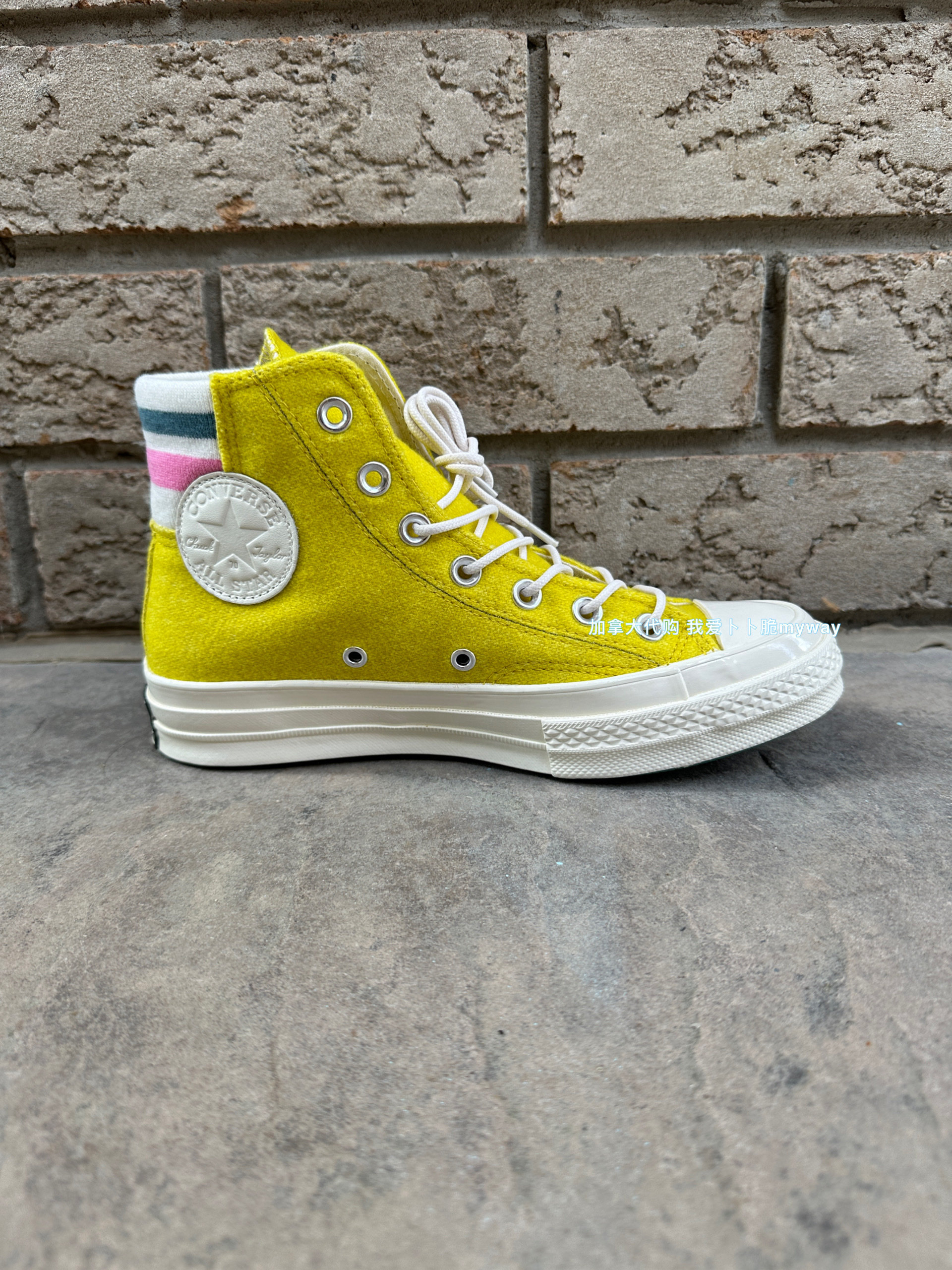 加拿大代购converse匡威1970s三星彩虹雪花呢休闲鞋男女高帮运动