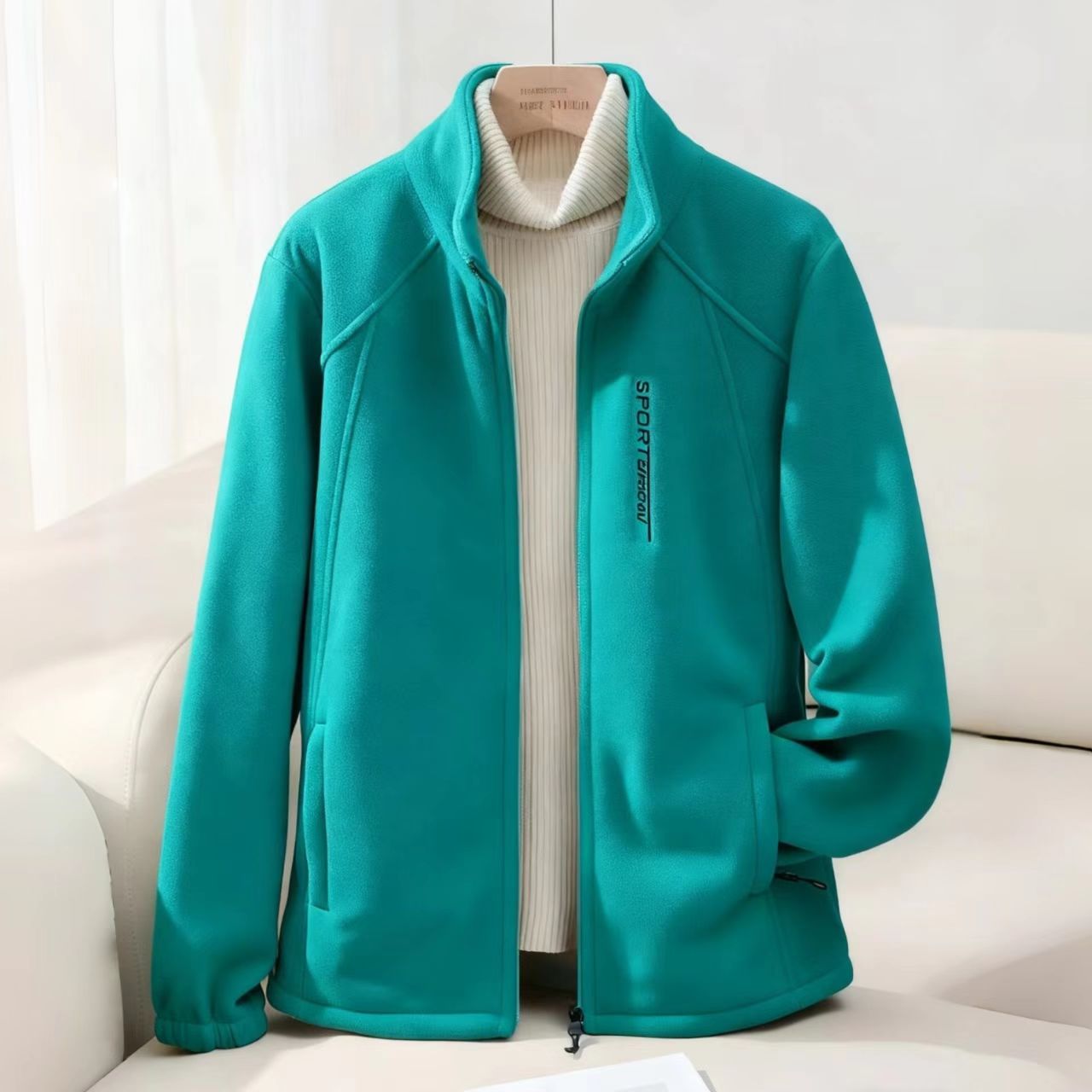 【恩佳专享】水果系抓绒衣四季可穿双面摇粒绒外套冲锋衣内胆