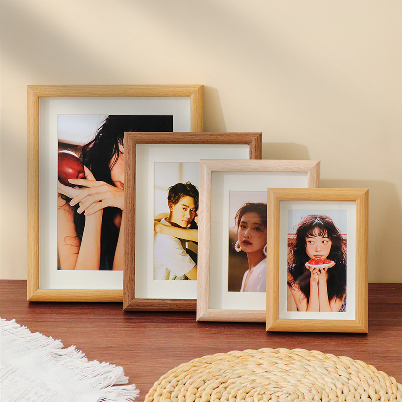 照片打印加相框洗照片做成相框空框摆台高级感6六寸7寸8寸定制diy