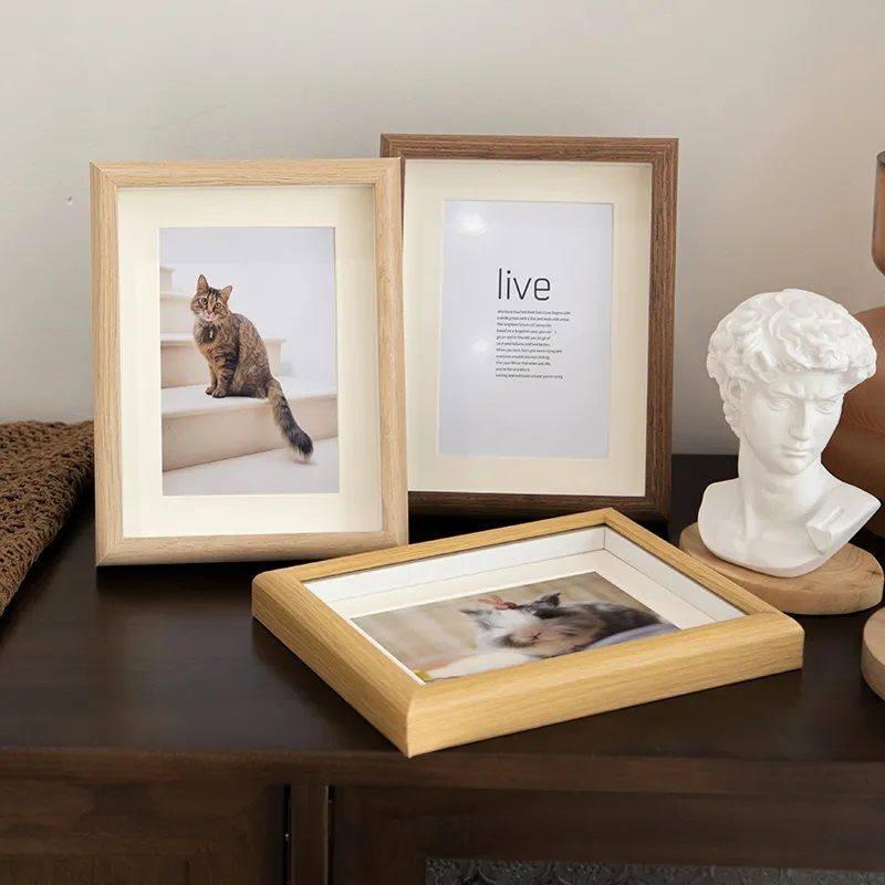 相框摆台洗照片做成相册高级感6寸7寸8加打印diy定制挂墙画框空框,家居饰品,相框/画框,淘宝优惠券,粉丝福利购,淘宝优惠卷