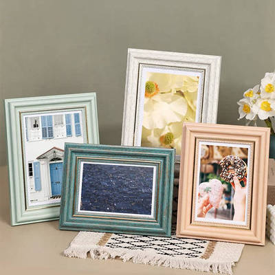 复古相框加打印照片空框相册摆台6寸7寸8寸10寸a4画框挂墙定制diy