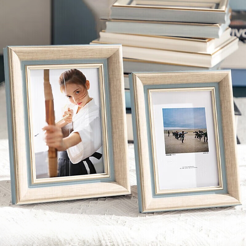 北欧创意相框摆台高级感6寸7寸8寸10桌面相框空框加打印照片定制