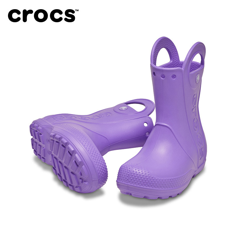 Crocs学生彩色雨靴儿童