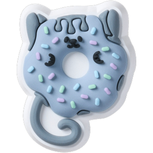 Crocs卡骆驰配饰智必星洞洞鞋鞋花 冰咖啡甜甜圈 粉色甜甜圈