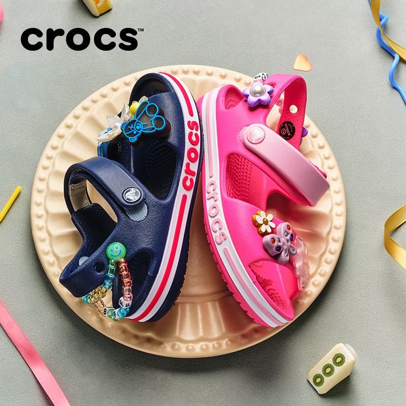 【好物体验专享勿拍不发货】Crocs卡骆驰贝雅卡骆班儿童凉鞋