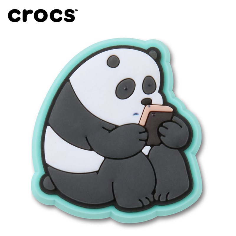 Crocs卡骆驰配饰智必星洞洞鞋鞋花 咱们裸熊