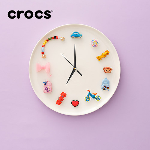 Crocs卡骆驰配饰智必星洞洞鞋鞋花 Crocs 经典蓝色双肩包