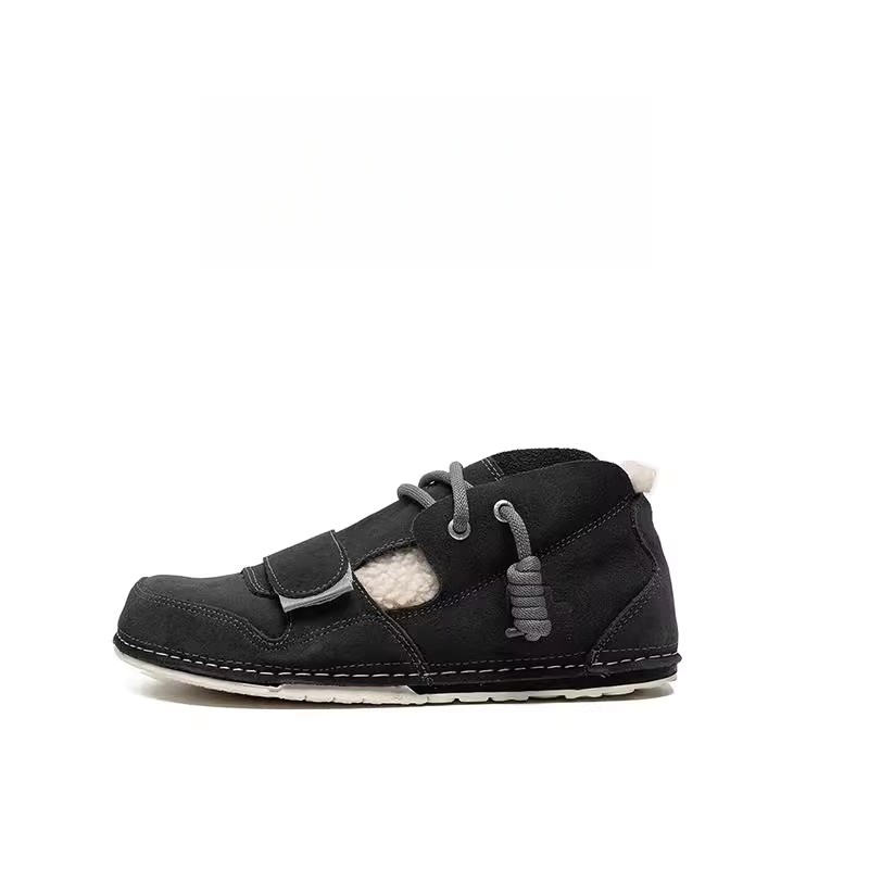 中邦小丑鞋女加绒丑萌雪地靴高帮大码女鞋情侣潮牌男短靴