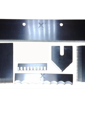 包装食品机械薄膜纸制品锯齿形齿刀波浪虚线月牙点段点断刀片刀具