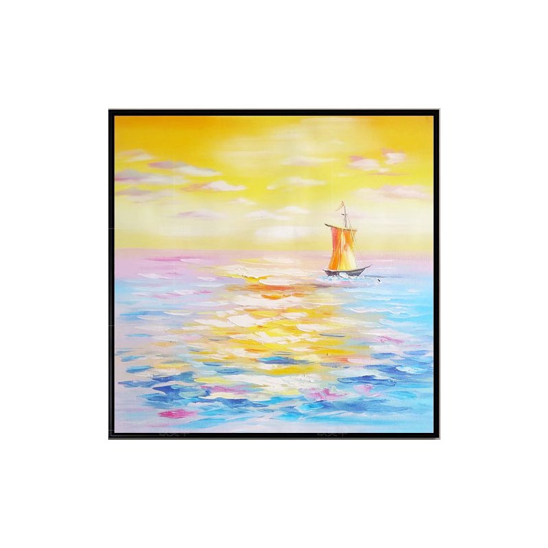 竖版向日葵餐厅欧式风花卉装饰画