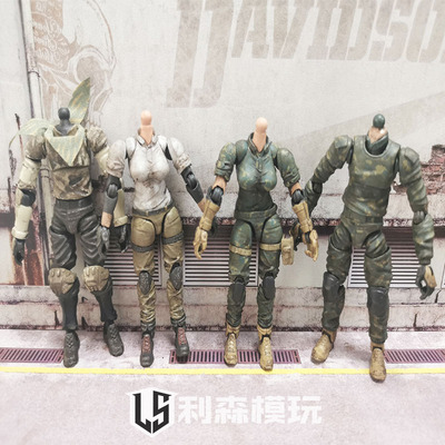 酸雨战争 3.75寸兵人素体服饰 原装拆盒 1:18DIY配件军事模型玩具