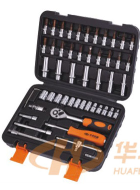 华丰巨箭/精品53件/机修套装/汽车维修工具组合套装HF-81053A