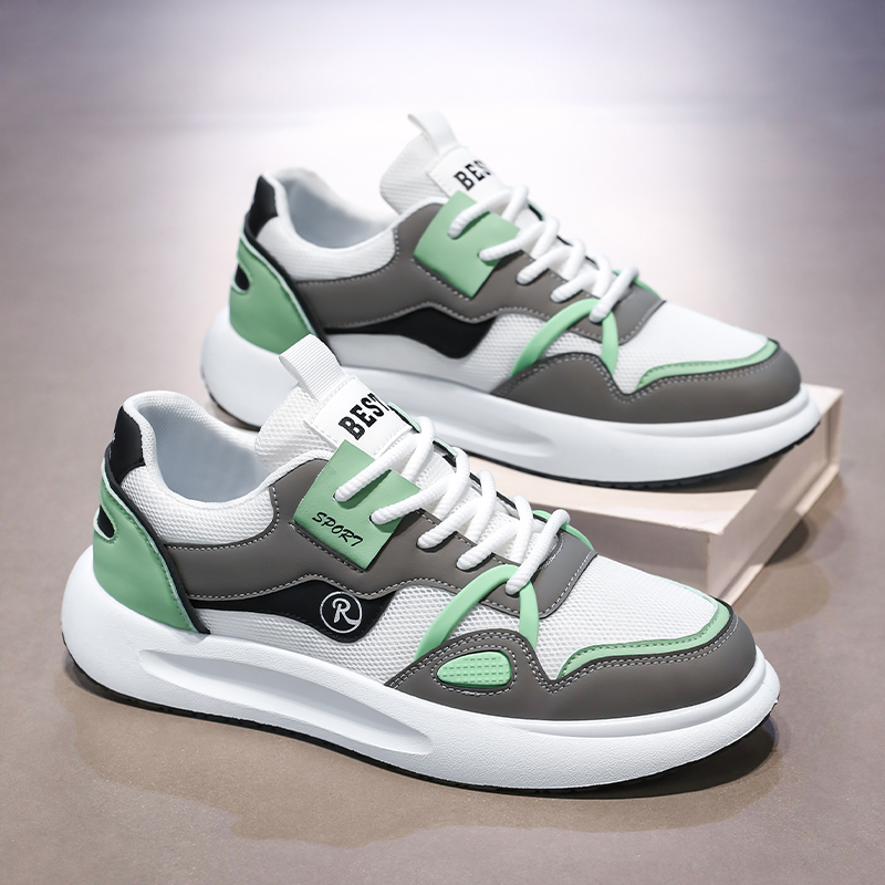 男鞋2025冬季新款运动鞋学生潮流休闲鞋韩版百搭跑步鞋厚底增高鞋