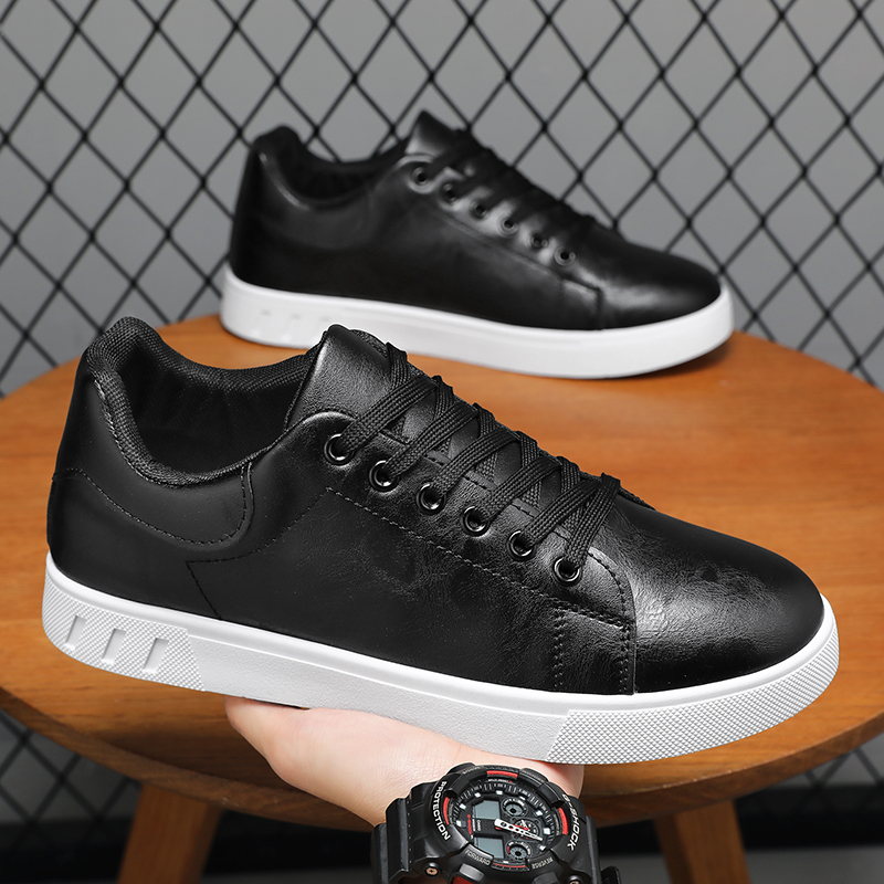 冬季男鞋2025新款板鞋男士复古休闲鞋低帮耐磨工作鞋厚底增高潮鞋