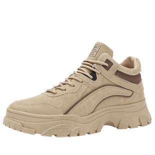 夏季男鞋2025新款黑色耐磨工作鞋男士防滑休闲工装登山运动劳保鞋