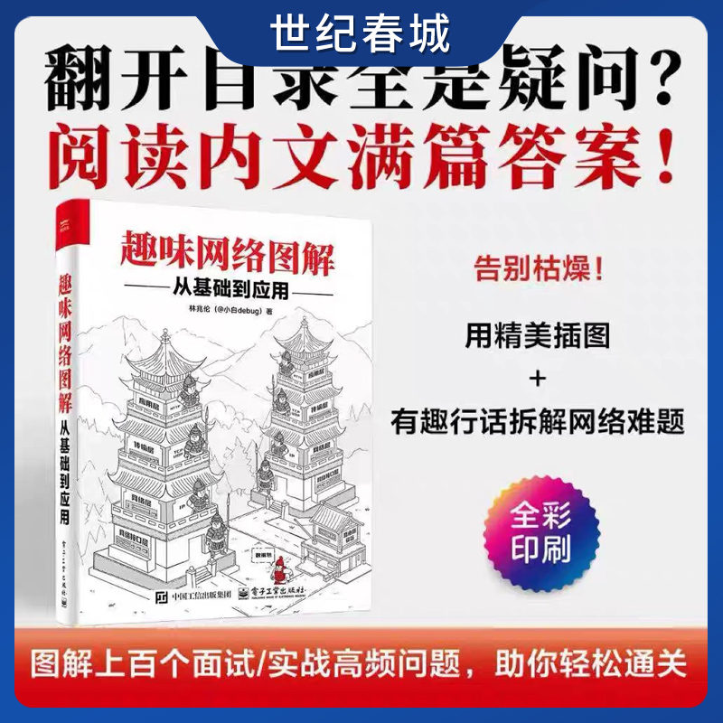 趣味网络图解 从基础到应用 林兆伦著计算机网络概论网络技术基础知识程序员入门网络设备软件核心工程技术互联网书籍 SS