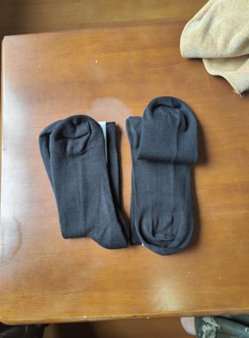 袜子夏袜黑色棉袜跑步运动袜5双，10双