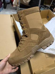 大虎新款二代棕色登山靴休闲靴轻便舒适改款直拉链工作靴