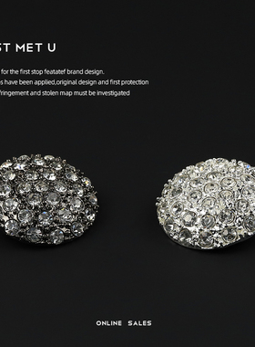 Manual◆小香名媛风金属纽扣圆形装饰扣呢大衣外套毛衣百搭款扣子