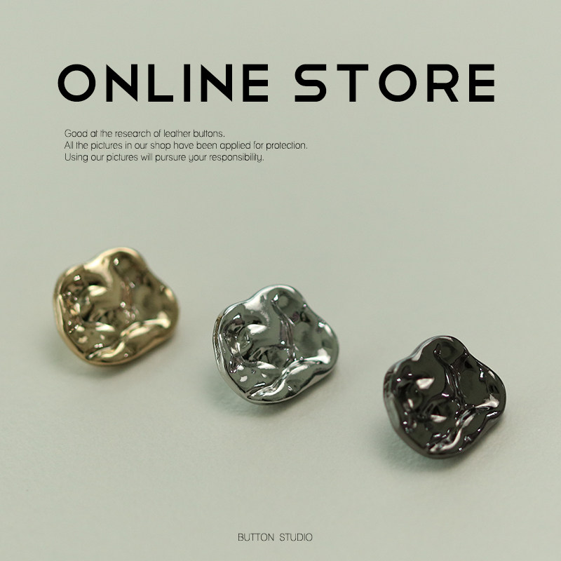 实心金属纽扣上衣扣子衬衫袖领扣