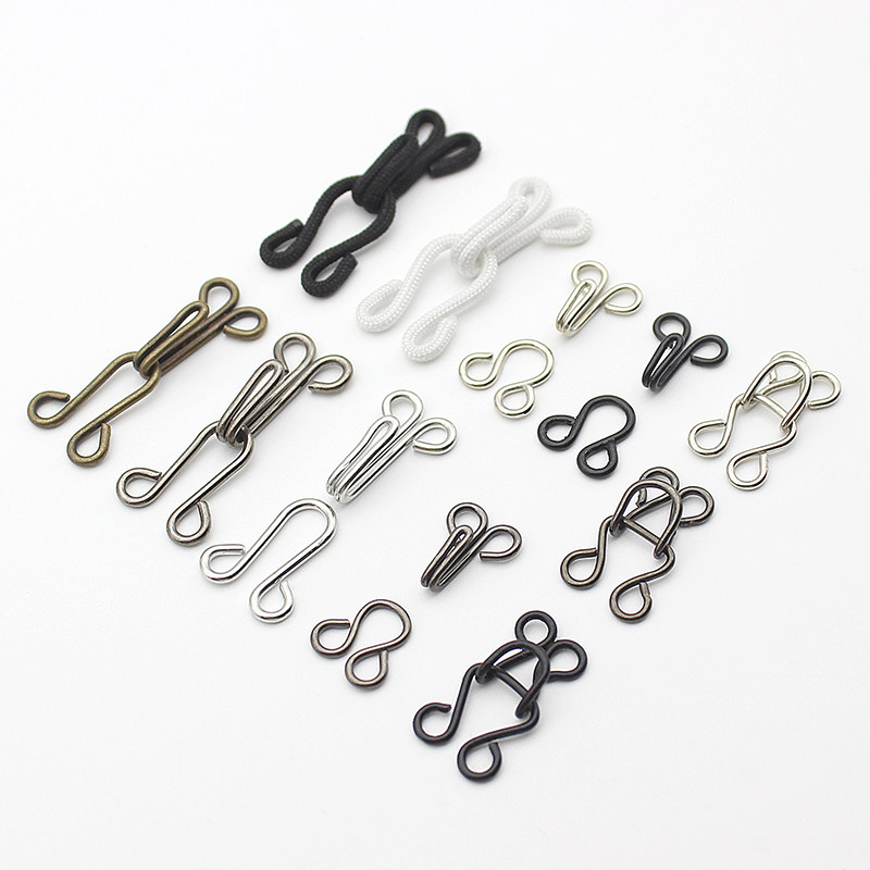 隐形金属领钩裤钩对搭扣纽扣衬衫对钩衣服大衣皮草暗扣雪纺衫卡扣