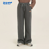 运动宽松保暖外穿长裤 云朵工厂飞行员加绒收口卫裤 秋冬季 三色可选
