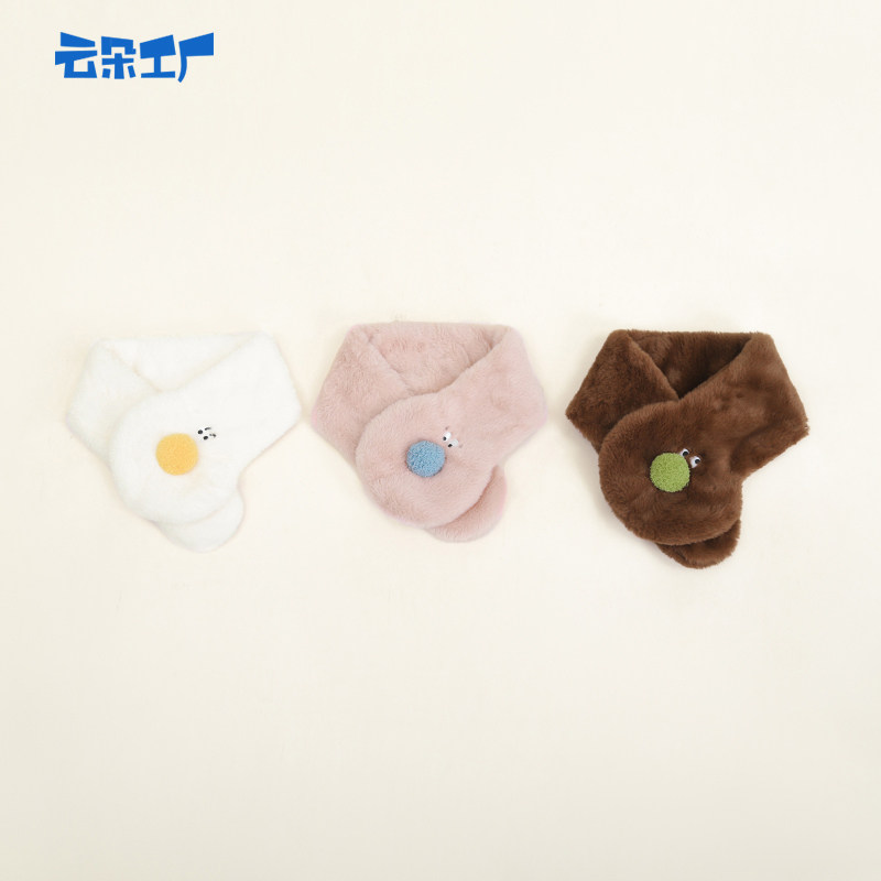 云朵工厂种子立体鼻子表情围巾