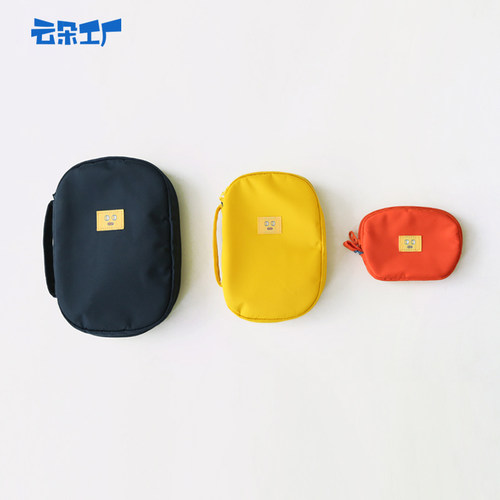 云朵工厂小黄脸圆角手账烧饼包