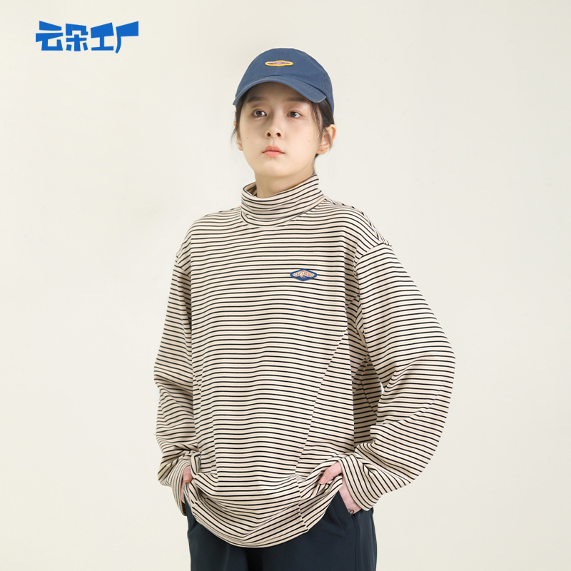 云朵工厂飞行员条纹打底衫