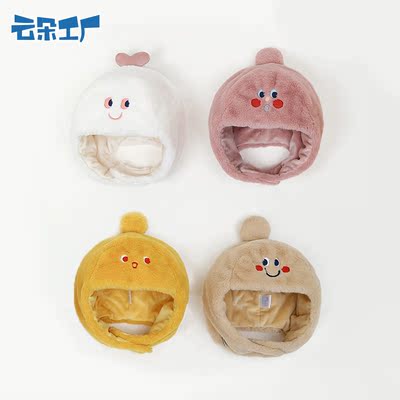 taobao agent Yun Duo Factory Seeds Plush Ear Hats Autumn and Winter Outdoor Cycling Warm and Cold Head Hat Cute Plush Hat