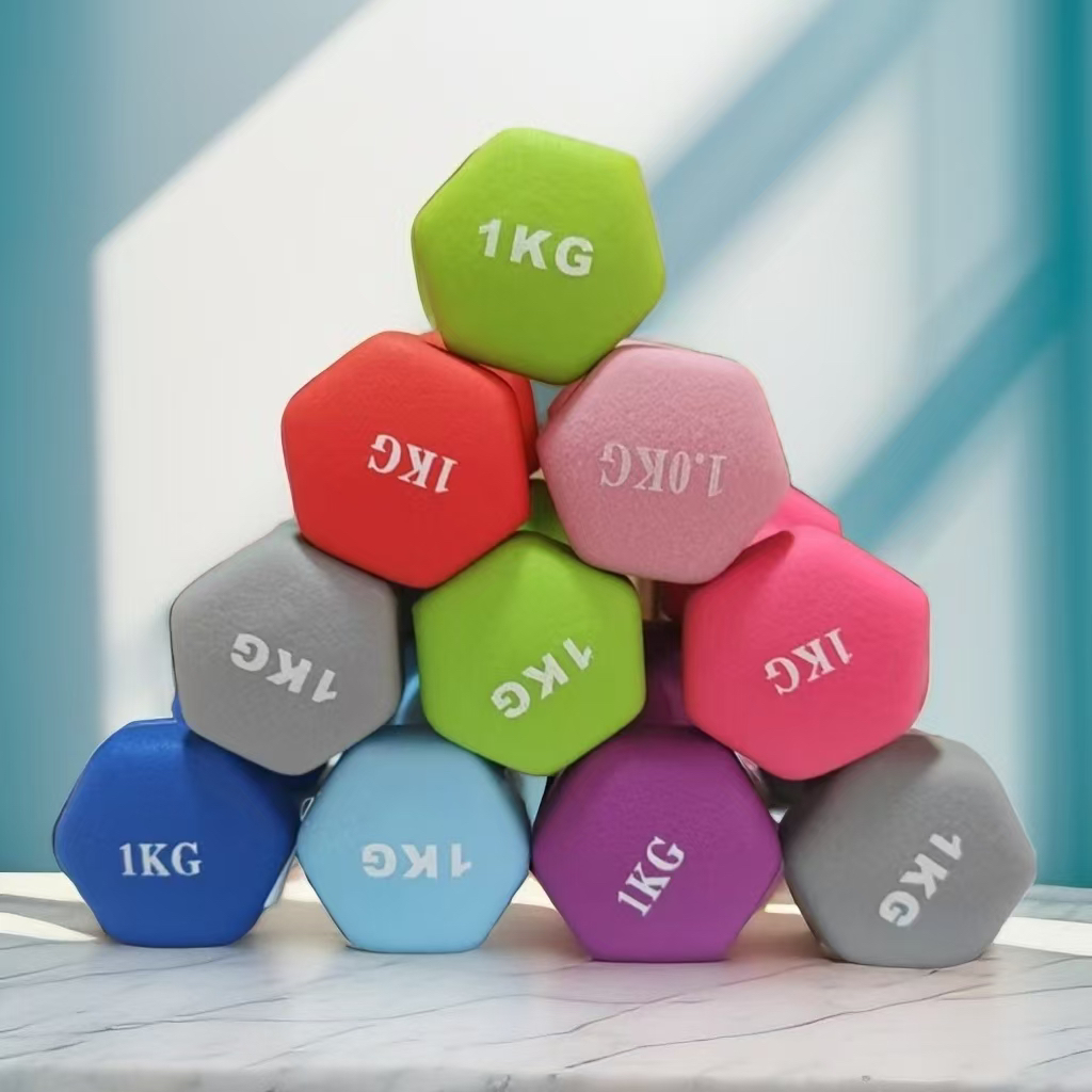 小哑铃女士一对健身家用器材儿童瑜伽初学者瘦手臂1/2/3/10kg公斤