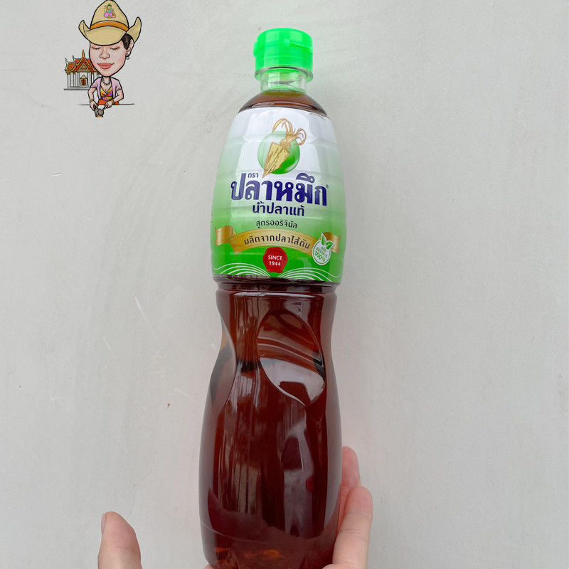 泰国原装正品鱿鱼标鱼露 味露香甜鱼露泰式调料700ml