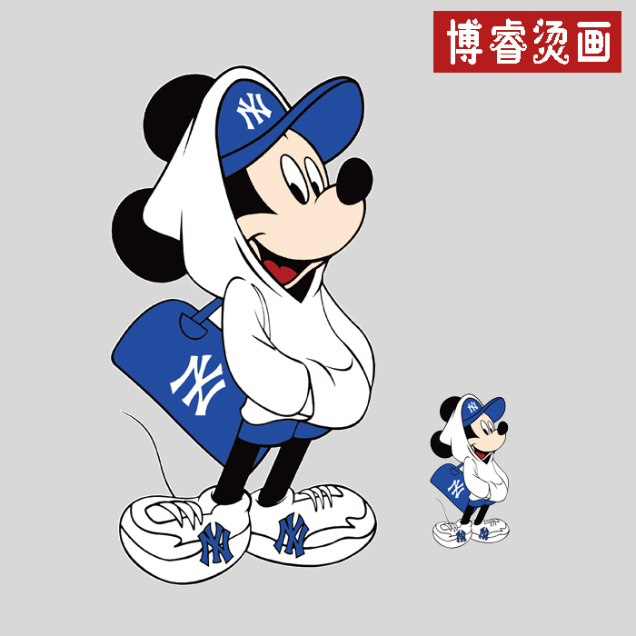 米奇衣服装饰辅料烫画烫印印花