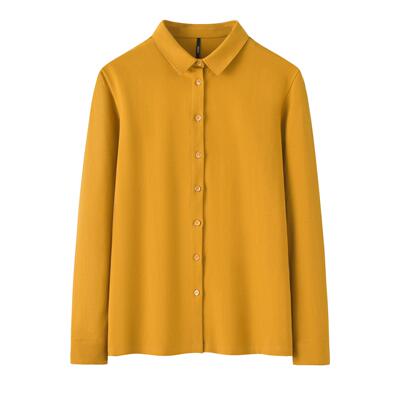 精梳棉长绒小方领纯棉打