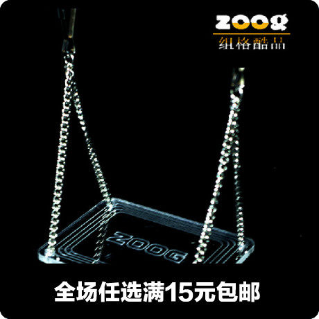 zoog亚克力秋千 仓鼠专用吊链透明仓鼠玩具小宠银链秋千厂家直销