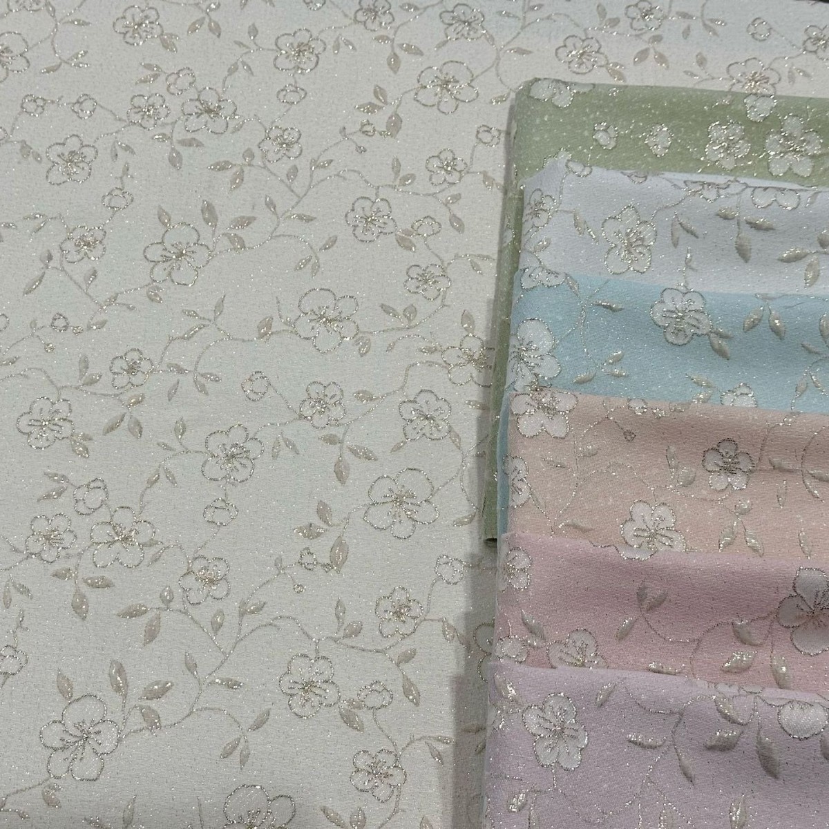 色织提花布料立体新中式金丝浮雕提花旗袍连衣裙服装微弹面料6619