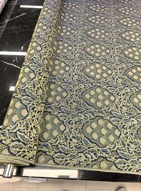 【九子菩提纹】织金真丝宋锦140门幅40姆米 半米链接 不退货