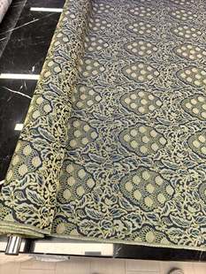 【九子菩提纹】织金真丝宋锦140门幅40姆米 半米链接 不退货