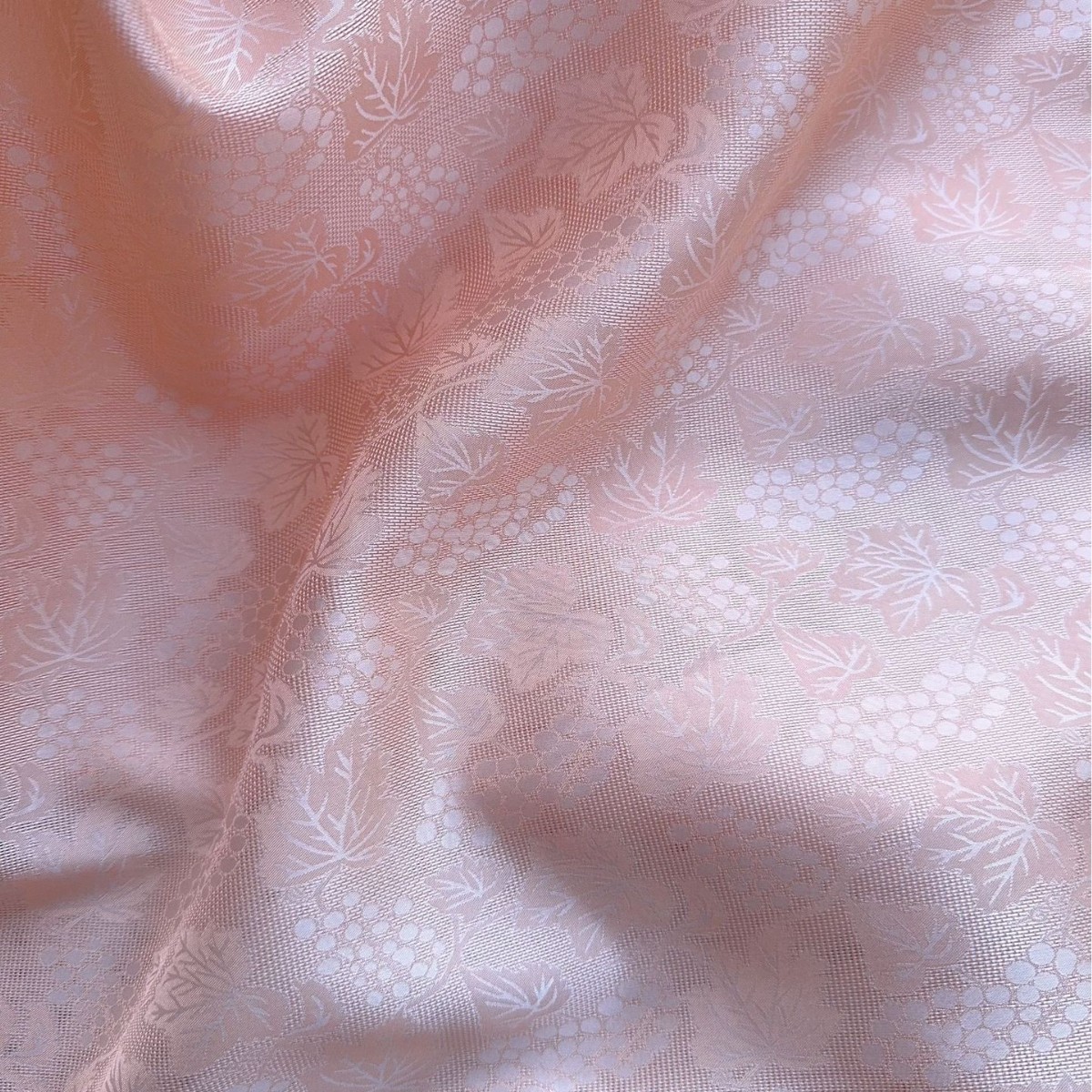 春夏葡萄纹国风提花面料 全棉混纺连衣裙短袖衬衫服装面料